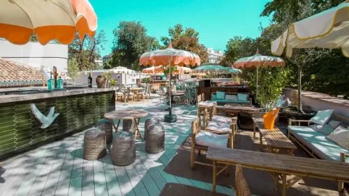Spectacular Rooftop With a Boho Chic Decor for Vibrant Corporate Mixers