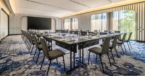 Elegant Thai-Style Meeting Rooms With Patterned Carpets for Productive Sessions
