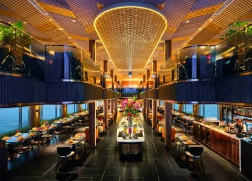 Double-Deck Indoor Dining Cruise With Stage for Elegant Gatherings