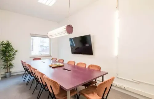 Elegant Boardroom With Scandinavian Aesthetics for Focused Discussions