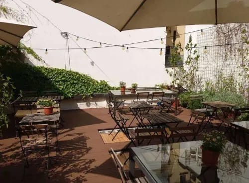 Serene Secret Garden Terrace for Outdoor Cocktail Parties