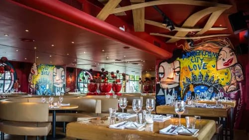 Waterfront Graffiti-Chic Venue for Bold Networking & Celebratory Events