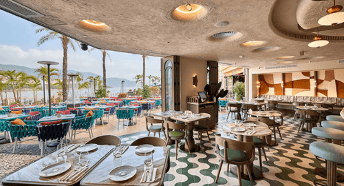 Chic Mediterranean Restaurant With Waterfront Views for Team Luncheons