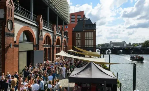 Riverside Industrial Terrace With Unparalleled Views for Dynamic Events