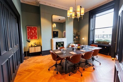 Elegant Meeting Room With Natural Daylight