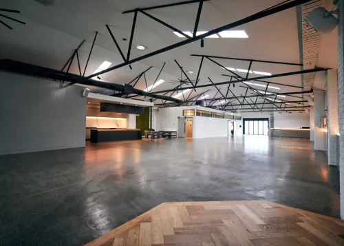 Sophisticated Event Venue With Skylit Design