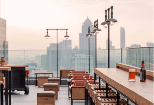 Rooftop Event Venue with Stunning Cityscape Views 