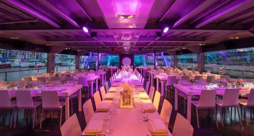 Modern Floating Venue With Scenic Views for High-Profile Receptions