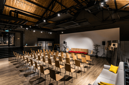 Versatile Event Space with Industrial Charm