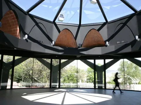 Spherical Architectural Marvel Encircled by Lush Greenery for Chic Events