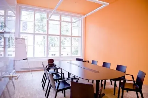 Vivid Colour-Infused Meeting Rooms for Inspiring Corporate Sessions