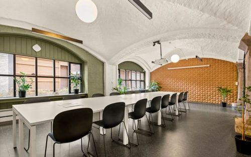 Vaulted Creative Room With Rustic Charm for Dynamic Workshops