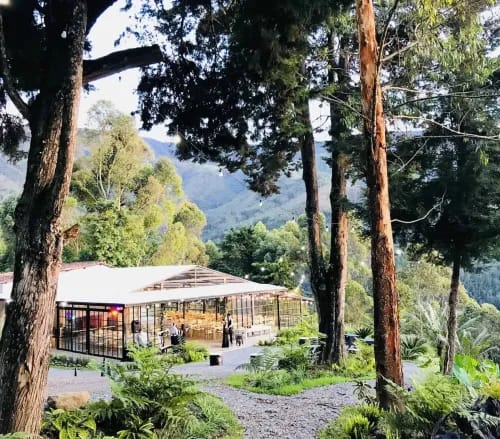 Dreamy Glasshouse With Ethereal Aura for Elegant and Memorable Events