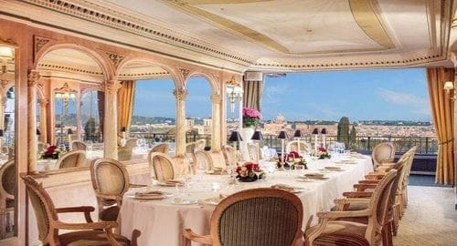 Victorian Charm Room With Panoramic City Views and Ornate Mouldings for Prestigious Dinners