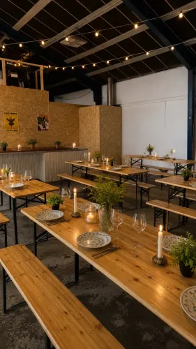 Raw Industrial Warehouse for Workshops and Team Days