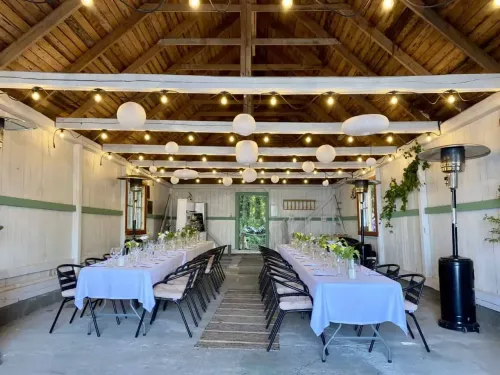 Rustic Boathouse With Stunning Marina Views for Vibrant Summer Socials