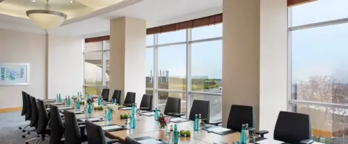 Sophisticated Boardroom With Panoramic Views for Corporate Excellence