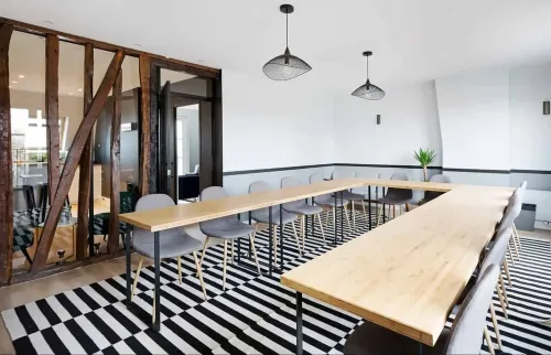 Chic Parisian Loft With Picturesque Views for Intimate Team Meetings