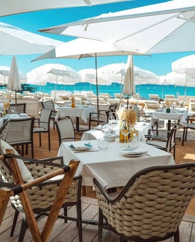 Beachfront Terrace With Stunning Bay Views for Dynamic Summer Soirees