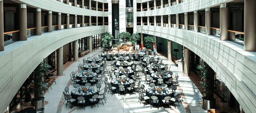 Grand Ballroom With Skylight for Luxury Banquets and Receptions