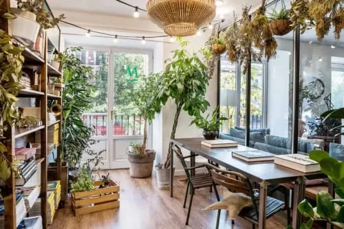 Lush Greenhouse With a Bohemian Charm for Creative Workshops