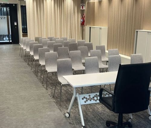 Contemporary Meeting Hub With Dual Rooms for Breakouts