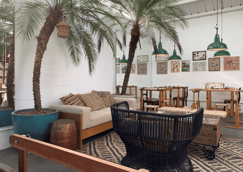 Bohemian-Inspired Urban Oasis for Creative Meetings and Workshops
