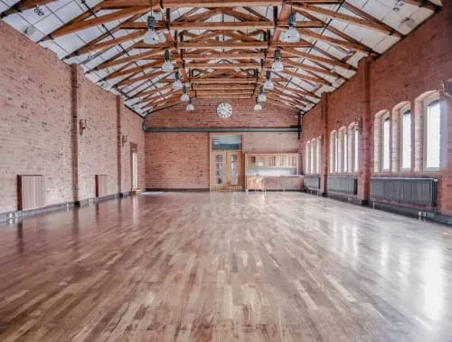 Brick-Walled Hall With a Cosy Ambience for Grand Receptions
