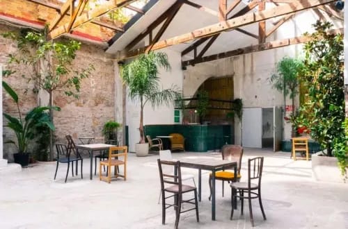 Rustic Indoor Garden Venue for Vibrant Corporate Gatherings