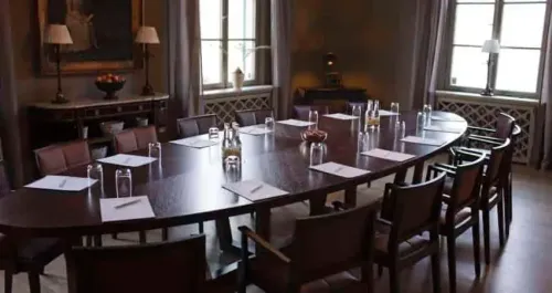Refined Classical Boardroom With Timeless Decor for Elegant Business Gatherings