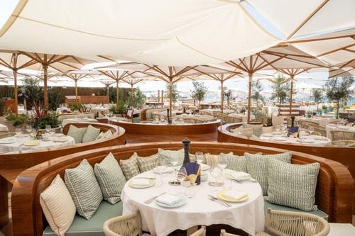 Elegant Beachfront Terrace for Dynamic Sundowner Networking Events