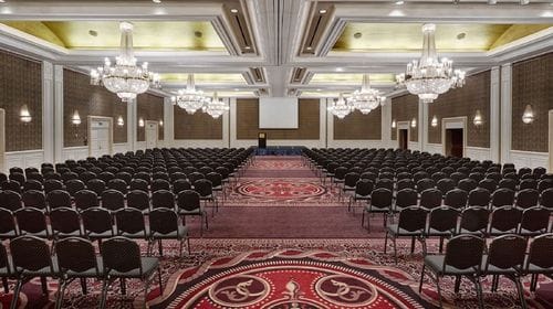 Grand Ballroom With Chandeliers for Gala Dinners and Conferences