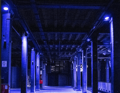 Monumental Warehouse Hall With Iron Columns & Built-In Stage for Conferences and Trade Shows