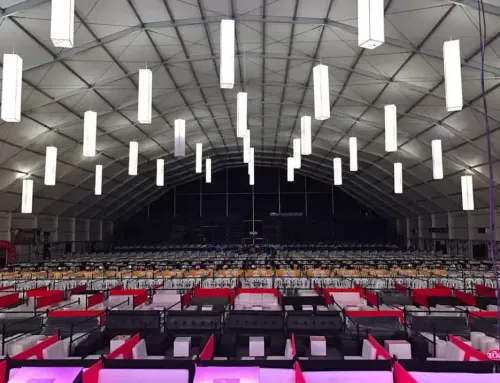 Spacious Venue With a Polygonal Structure