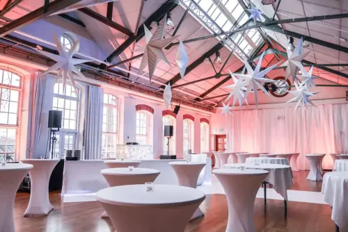 Historic 19th-Century Industrial Hall for Iconic Conferences and Lavish Celebrations