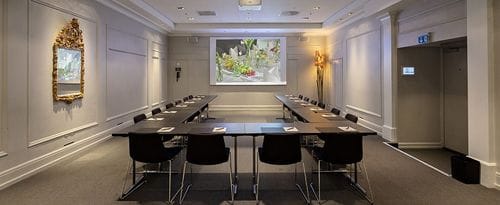 Contemporary Meeting Room with Integrated Tech Setup in Oslo