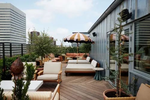 Verdant Rooftop with Stunning Urban Views for Team Celebrations & Retreats