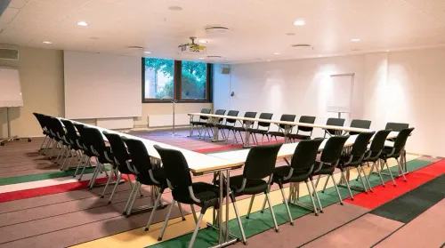 Bright Conference Room With Modern Technology for Dynamic Meetings