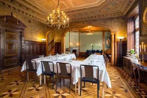 Sumptuous Neo-Renaissance Venue With Ornate Wooden Ceilings for High-End Meetings