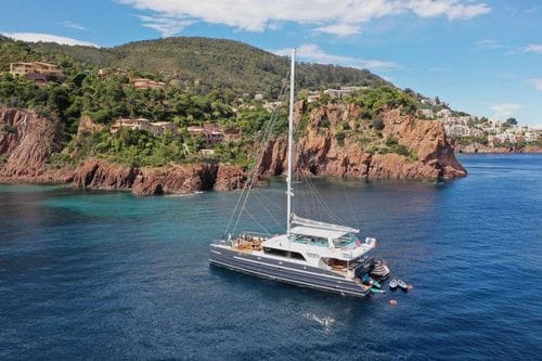 Luxurious Catamaran With Expansive Deck and Bimini for Incentive Trips and Client Events