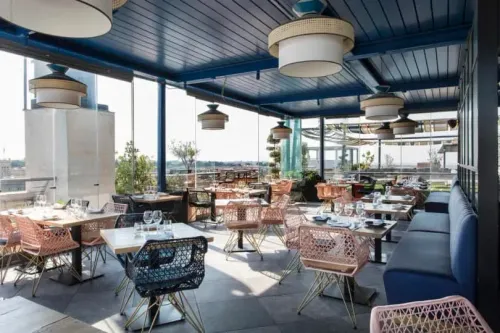 Stunning Rooftop Venue With Iconic City Views for Chic Cocktail Events