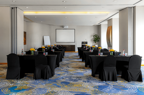 Well-Lit Event Space With a Lively Atmosphere. Shangri-la. Arjawan and Yasmin