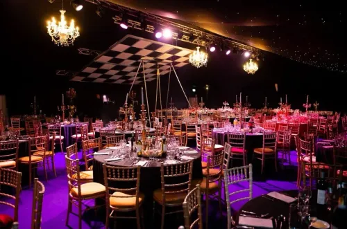 Starlit Ballroom With Glamorous Touches for Stylish Corporate Galas