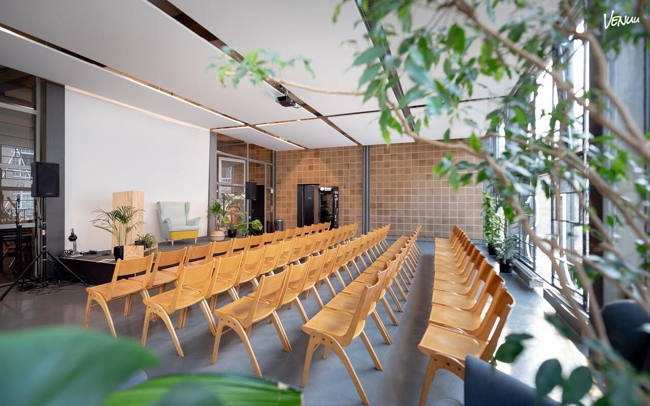 Bright, Spacious Layout With Clean White Design for Dynamic Events in ...