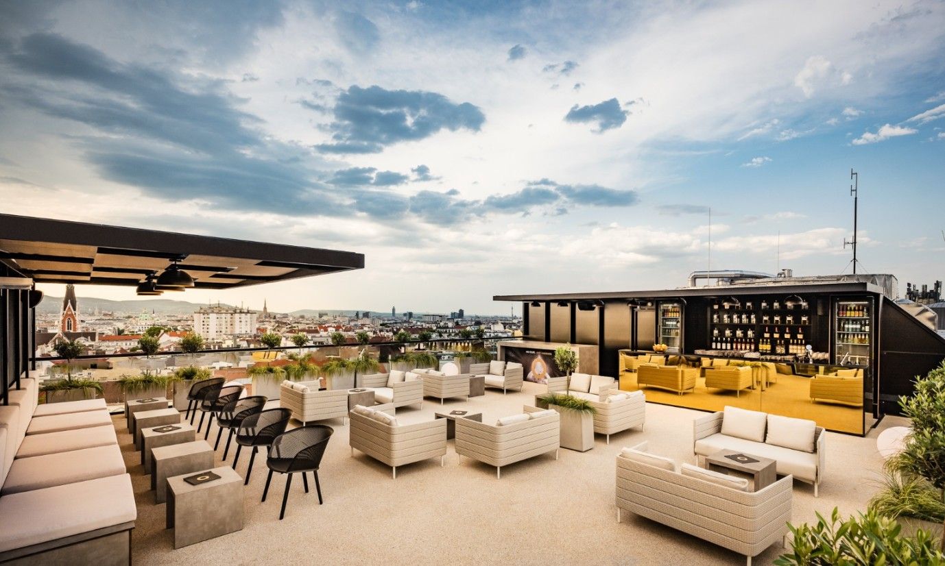 Lovely Rooftop With Luxe Furnishings in Vienna
