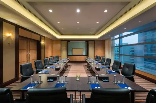 Refined Modern Room With Sunlit Interiors for Strategic Meetings. Conrad 