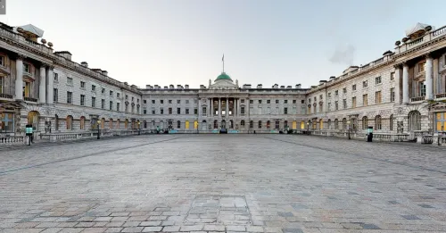 Majestic Neo-Classical Venue With Historical Beauty for High-Profile Gatherings. Somerset House. The Edmond J. Safra Fountain Court