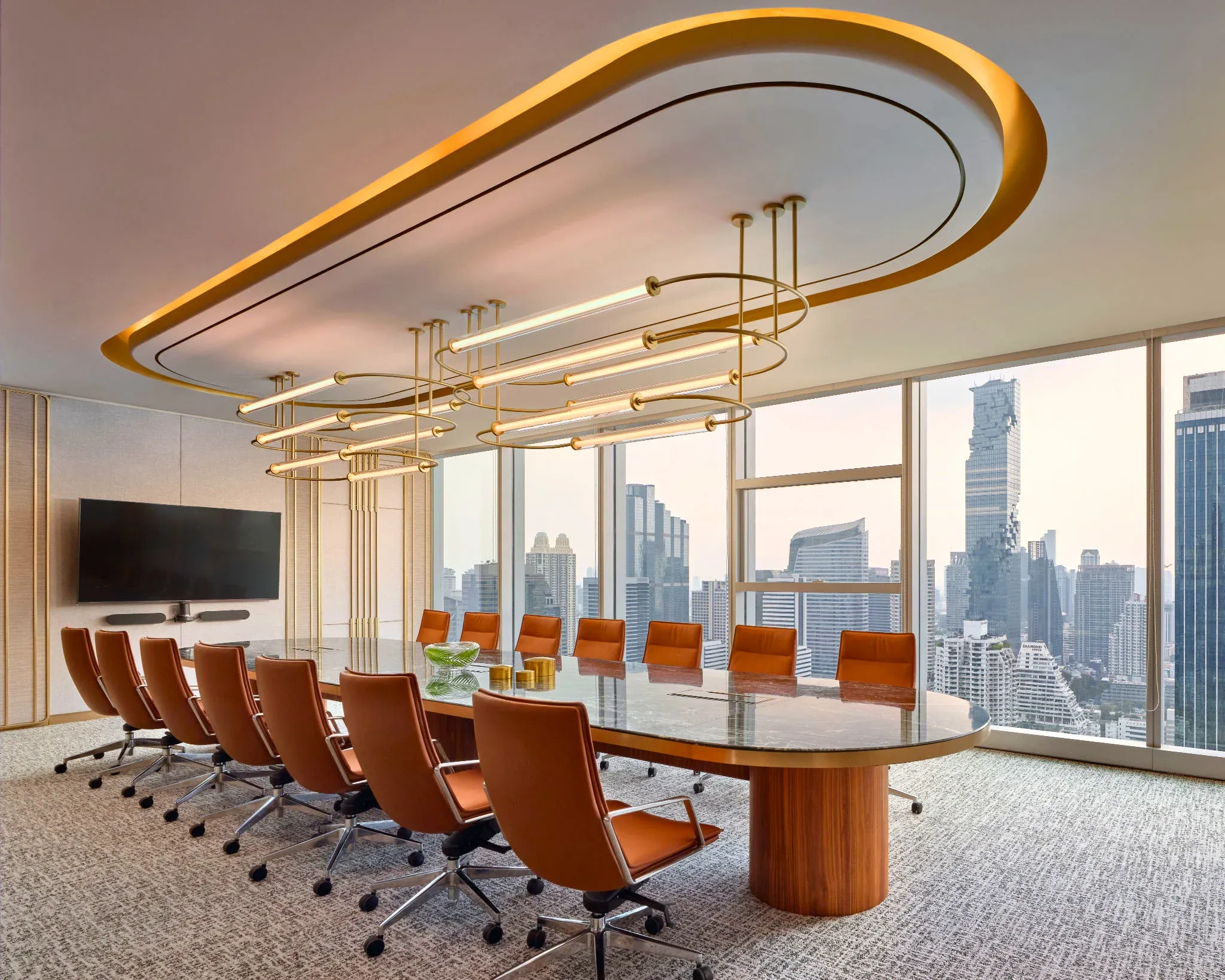 Design-Led Glass Boardroom for High-Impact Meetings in Bangkok
