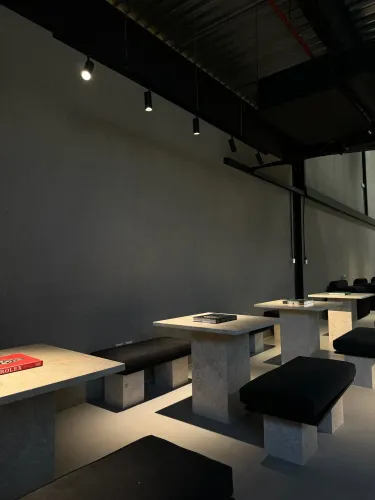 Sleek Industrial Loft With Stone Accents for Productive Brainstorming. Chrono Hub