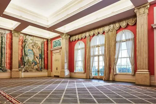 Baroque Ballroom Splendour With Classical Murals for Grand Celebrations. Alexandra Palace. Londesborough Room